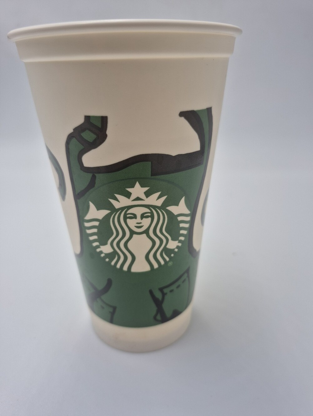 Starbucks Rare Green Apron Partner Plastic Cup